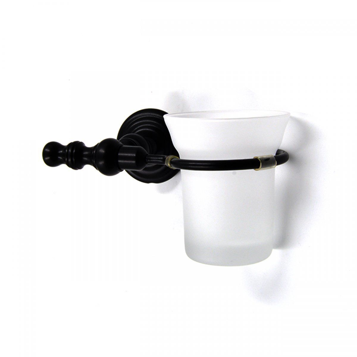 Selin Diş Fırçalık Siyah | Duvara Monte Diş Fırçalık