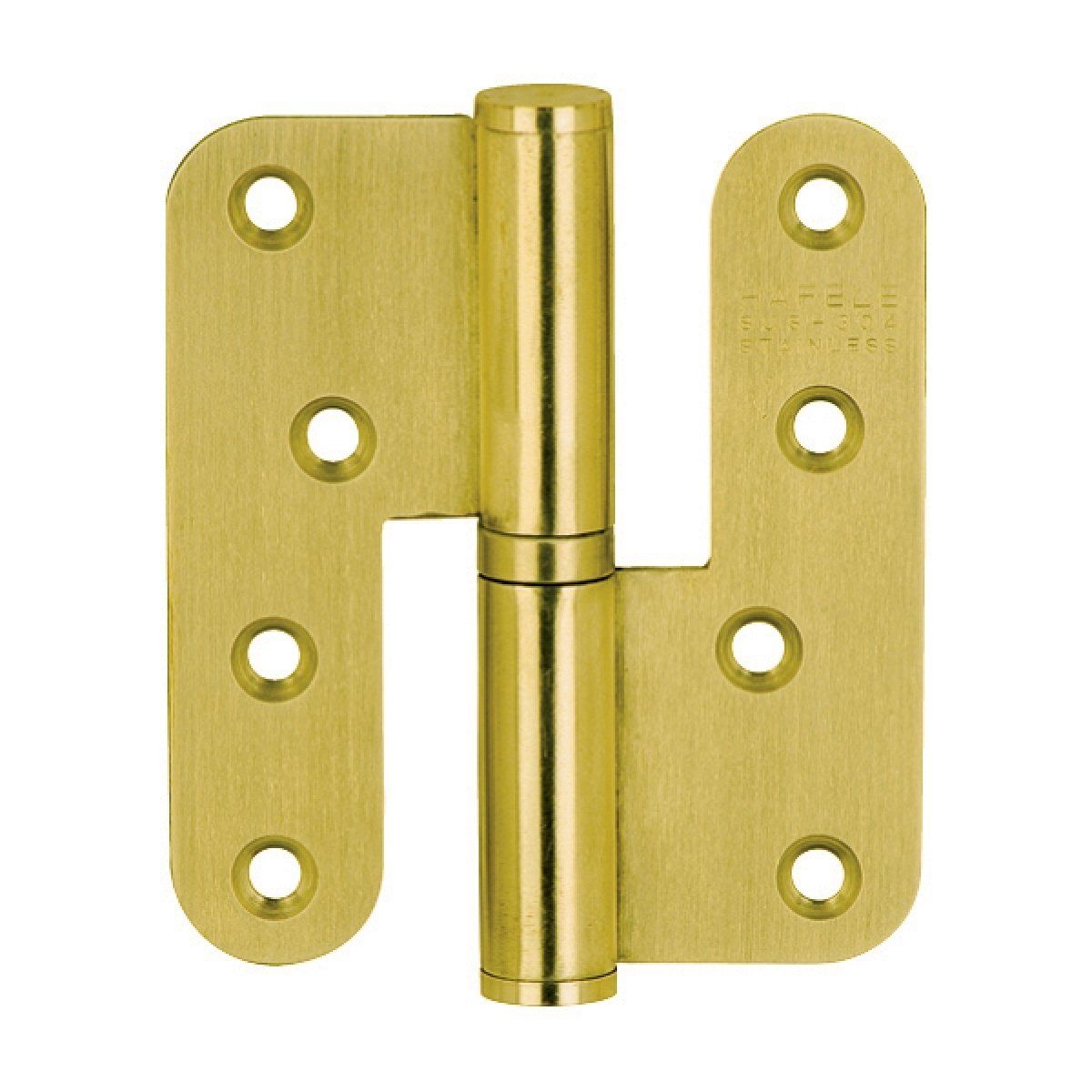 Hafele Yaprak ment.çık.parlak pirinç 100mm sağ