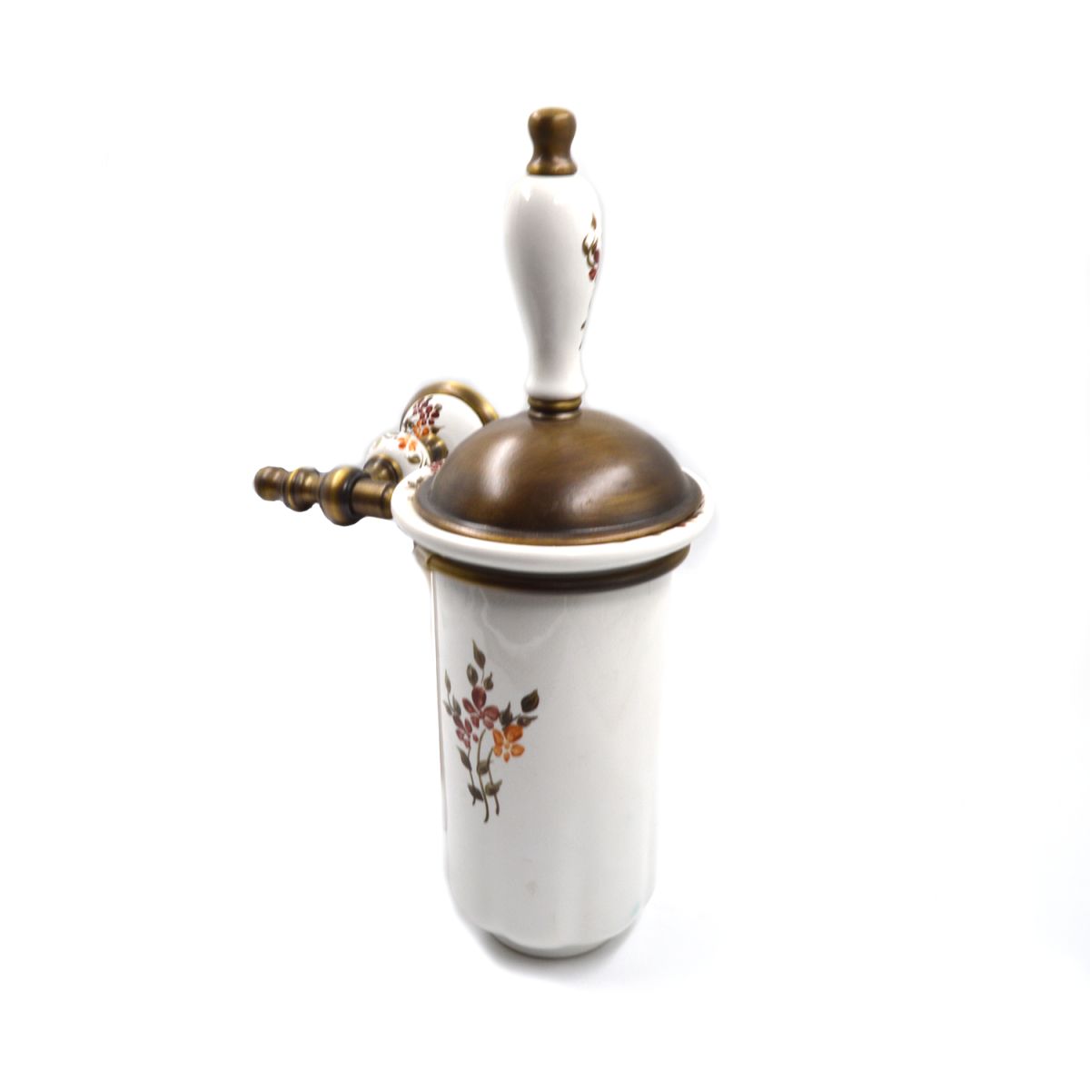 Selin Duvardan Monte Klozet Fırçası Seramik Antik | Klozet Fırçası