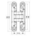 Hafele CDH 80K Gizli menteşe bronz 100kg