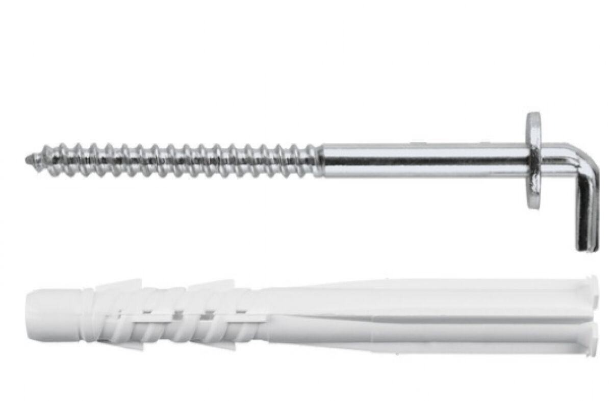 TOX Pirat 8 × 80 mm Köşebent Kancalı Set | Dübel & Kanca Seti