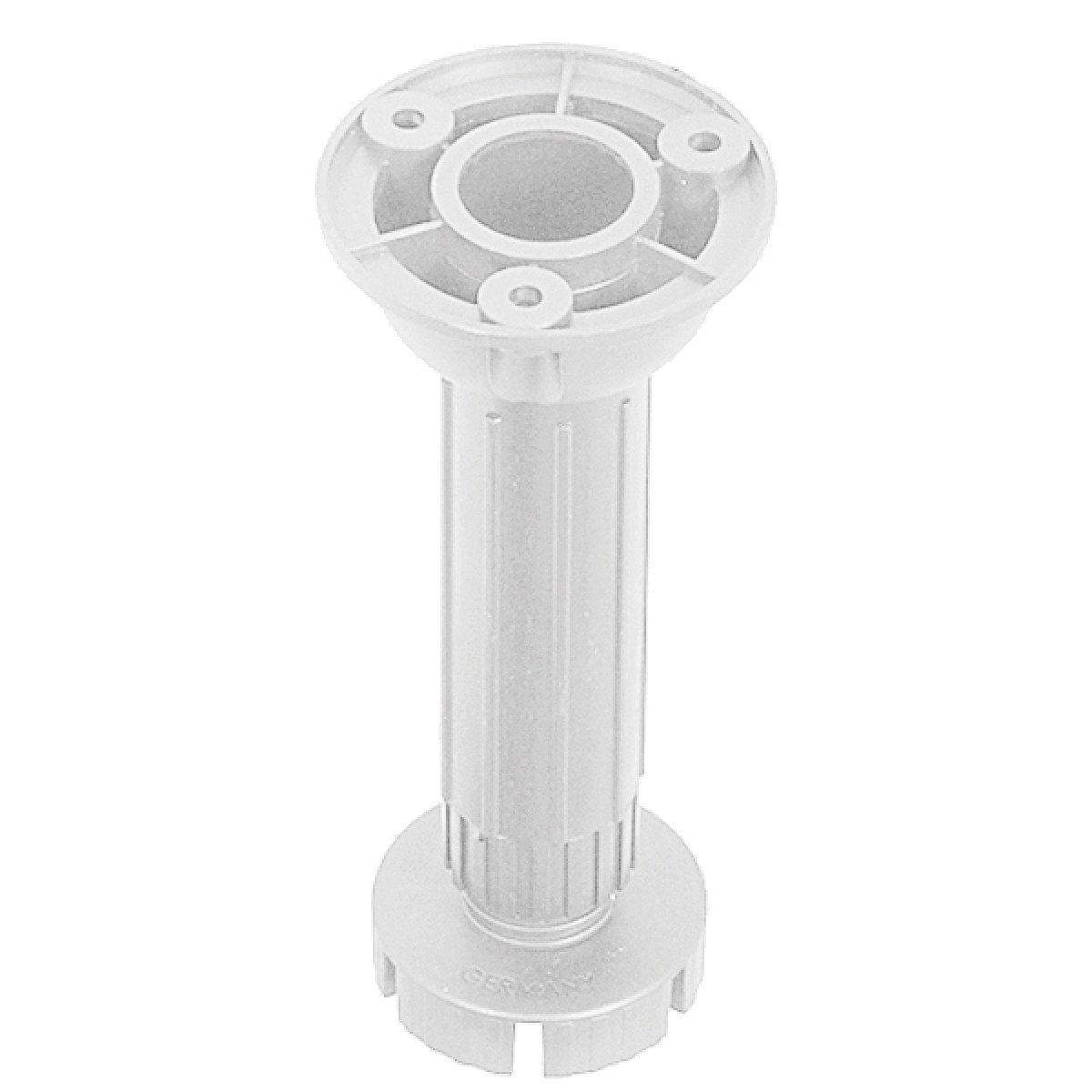Hafele PFT02 Baza ayağı, beyaz 120mm
