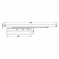 Hafele DCL84 Kapı kapatıcı F EN3,parlak pirinç