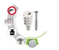 TOX GDK 32 S 4’lü Spiral Alçıpan Dübel | Alçıpan Dübeli