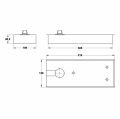 Hafele DCL411 Kapak, mat siyah