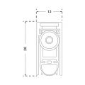 Hafele ZONE Kapı altı giyotin 830mm