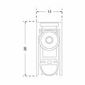 Hafele ZONE Kapı altı giyotin 1230mm