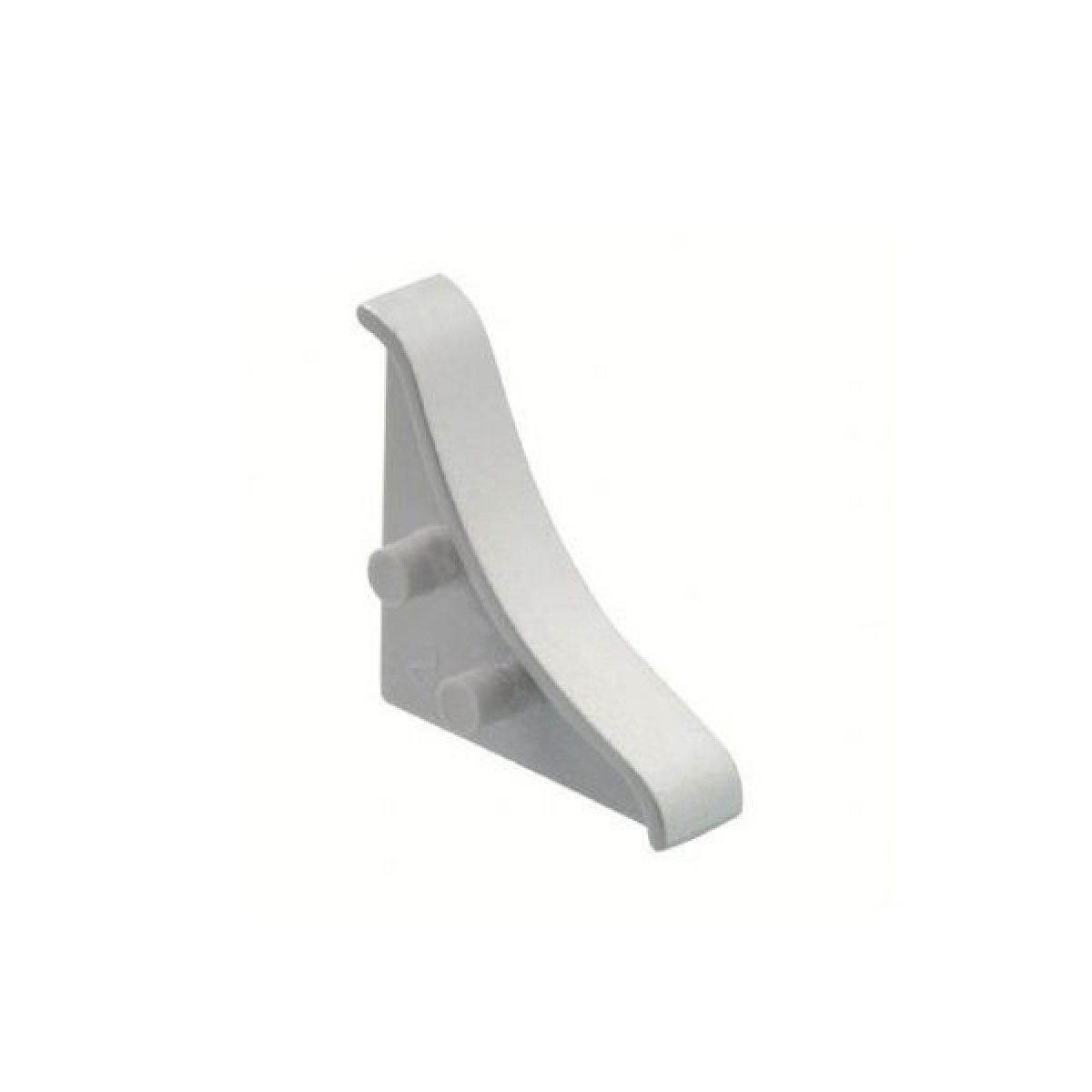 Hafele CSP04 İç bükey süpürgelik ek kapama, gri