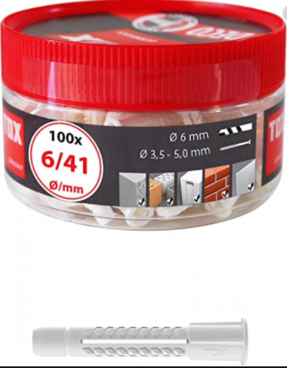 Tox DECO ALLZWECKDÜBEL 4AS-K 6mm X 41mm