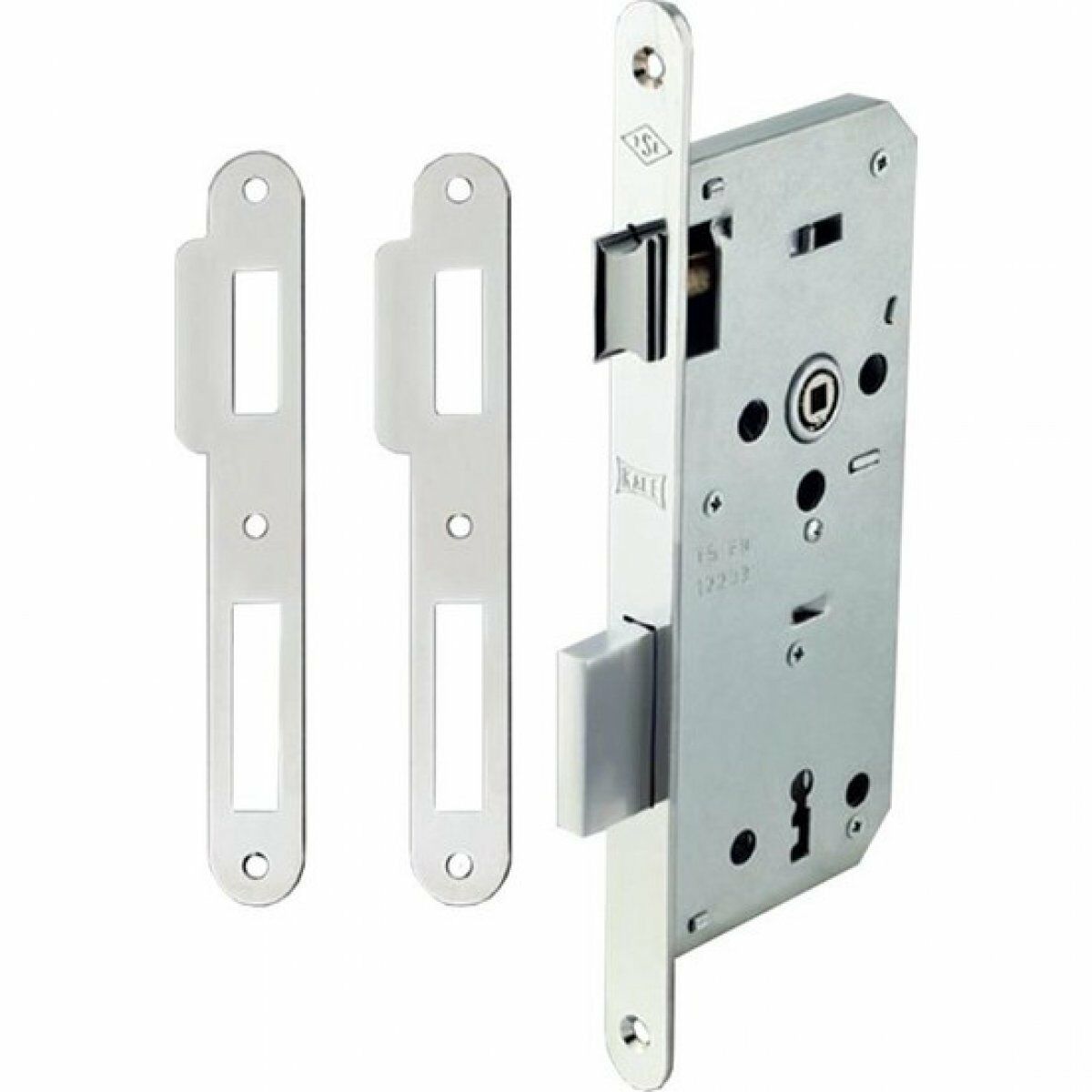 Kale Nikel Oda Kilidi Plaka 45 mm | Oda Kilidi