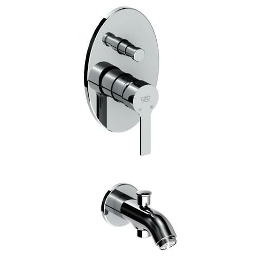 GPD Solus Tam Ankastre Banyo Bataryası Krom | Ankastre Banyo Bataryası