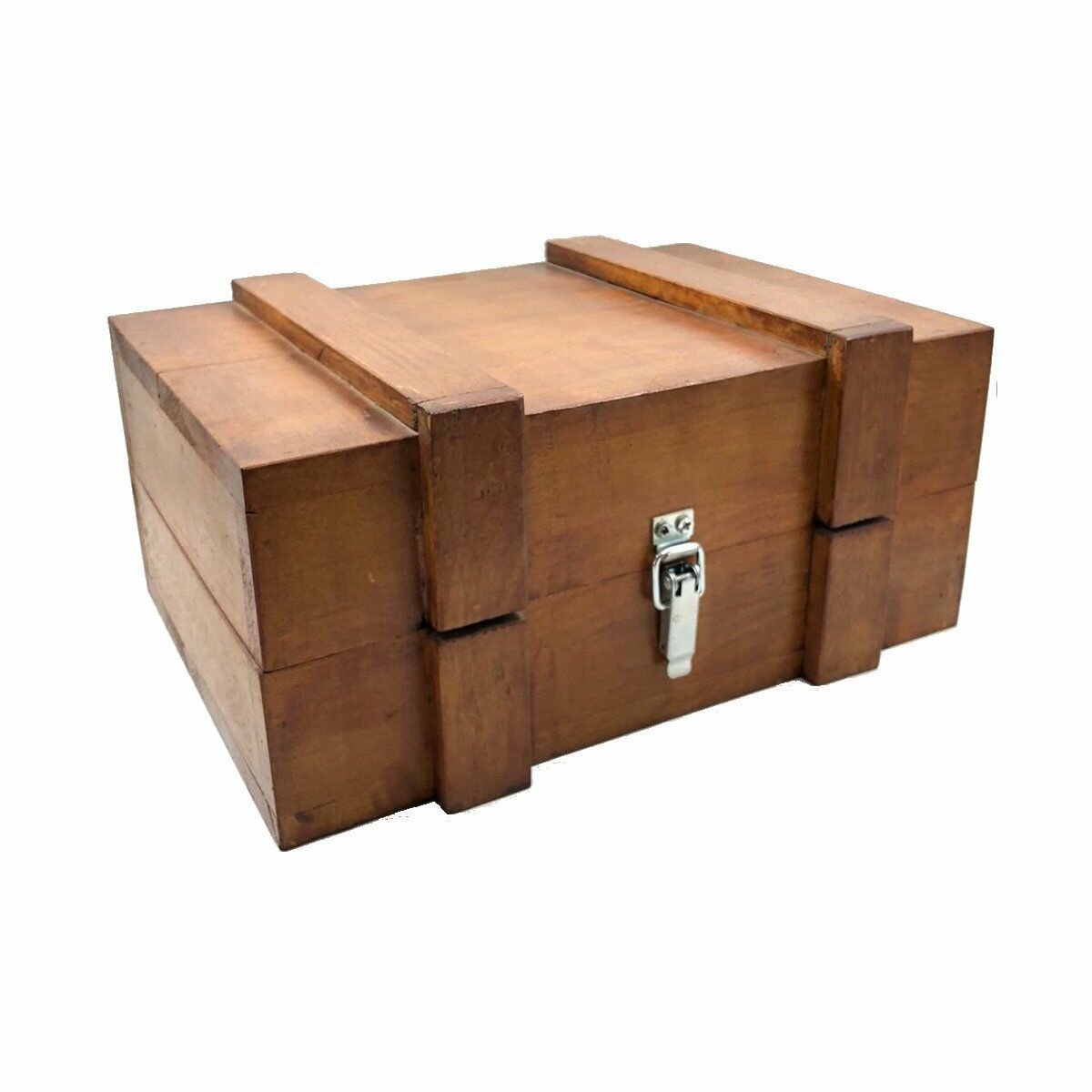 Çok Amaçlı El Yapımı Ahşap Sandık 33 × 23 × 15 cm | Ahşap Sandık