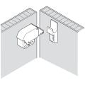 Hafele MINI-LATCH Yaylı bas aç çıt çıt