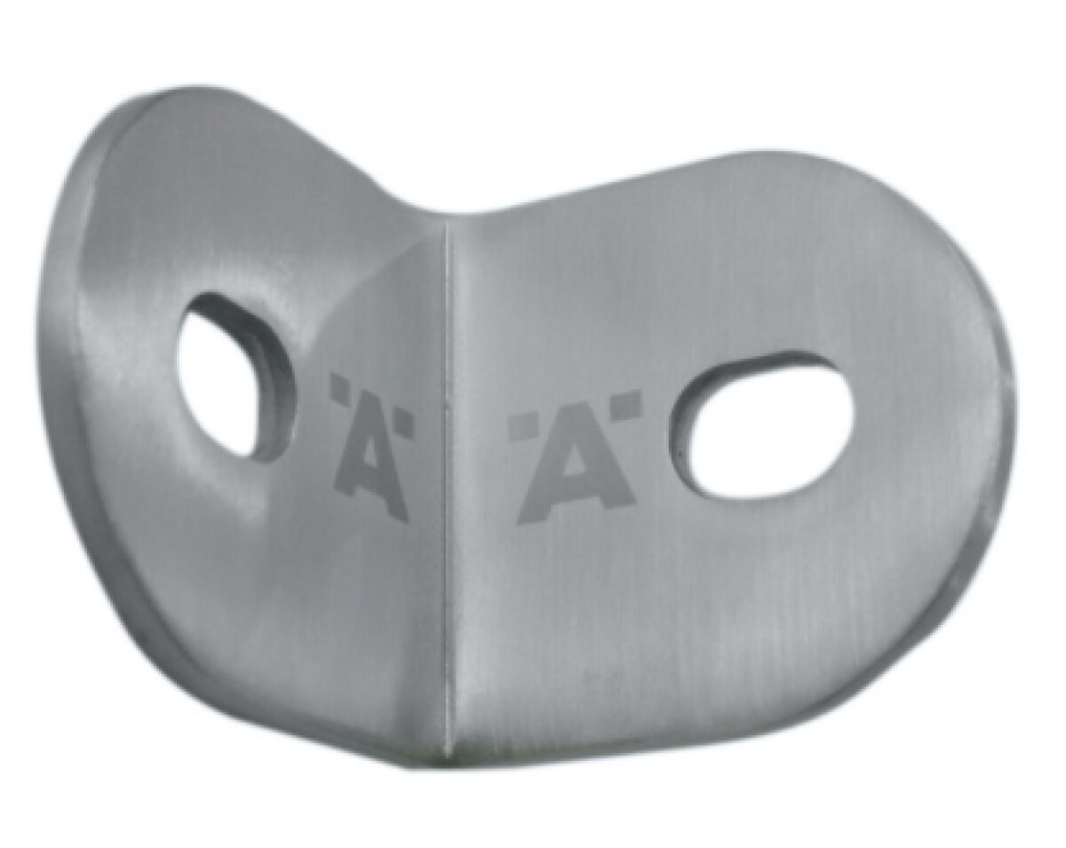 HAFELE Duvar Bağlantı Köşebenti 43×40 mm | Paslanmaz Çelik Bağlantı Aparatı