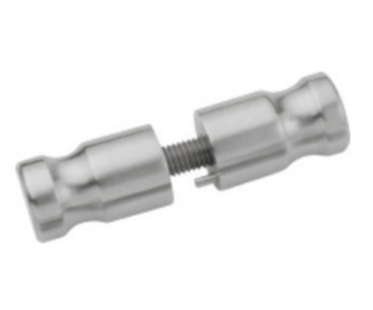 HAFELE Sabit Topuz Çift Taraflı 25 mm | Paslanmaz Çelik WC Kabin Kulpu