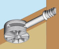 Hafele MAXIFIX E Gövde ham SW6 18mm (10 adet)