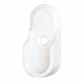 Hafele Flanş oval plastik, beyaz pimli