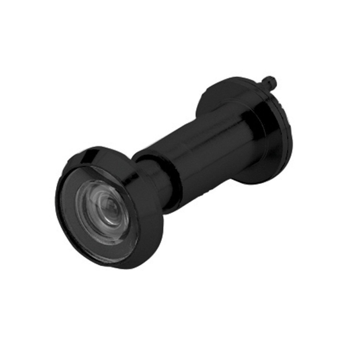 Hafele Kapı Dürbünü SEE 200 Mat Siyah 35–55 mm | 200° Geniş Açılı