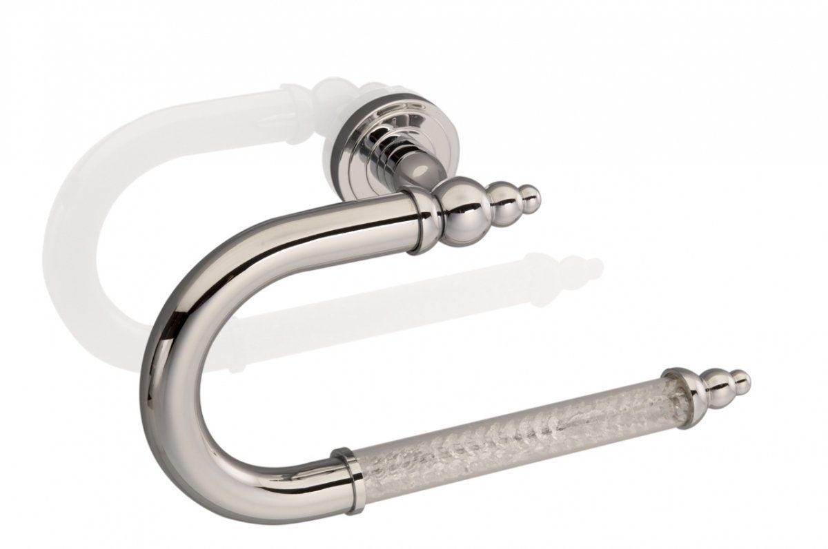 Bagno & Association Duvara Monte Oval Tuvalet Kağıtlığı Krom Pirinç | Tuvalet Kağıtlığı