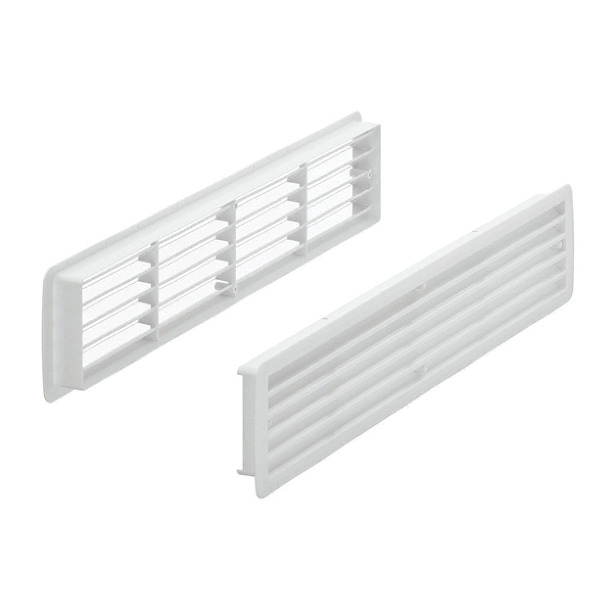 Hafele Havalandırma Menfezi Gri 457×92 mm | Kapı Havalandırma Izgarası