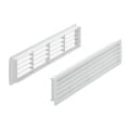 Hafele Havalandırma Menfezi Gri 457×92 mm | Kapı Havalandırma Izgarası