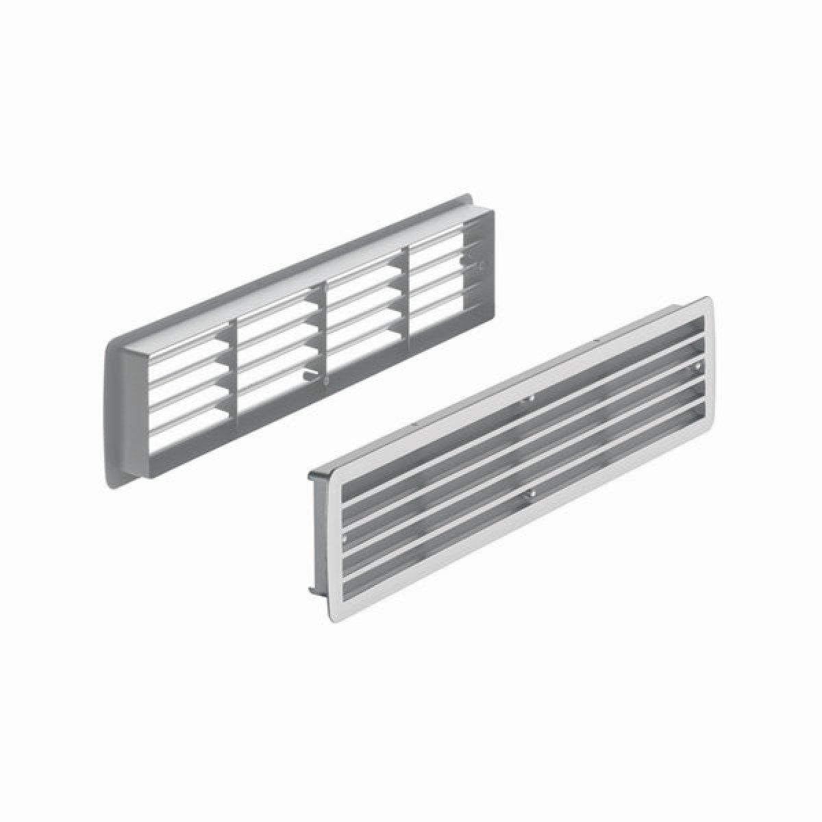 Hafele Havalandırma Menfezi Gri 457×92 mm | Kapı Havalandırma Izgarası