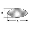 Hafele Lamel ahşap 23x56mm