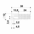 Hafele FLY Gizli raf bağlantı, gövde , Ø 12mm