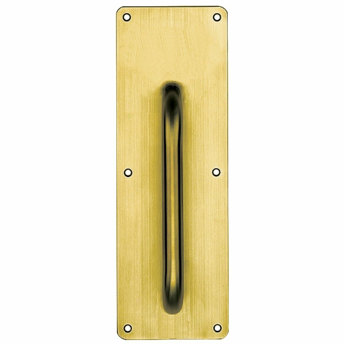 Hafele Pirinç Parlak İtme / Çekme Plakası 100×300 mm | Yazısız Kapı Plakası