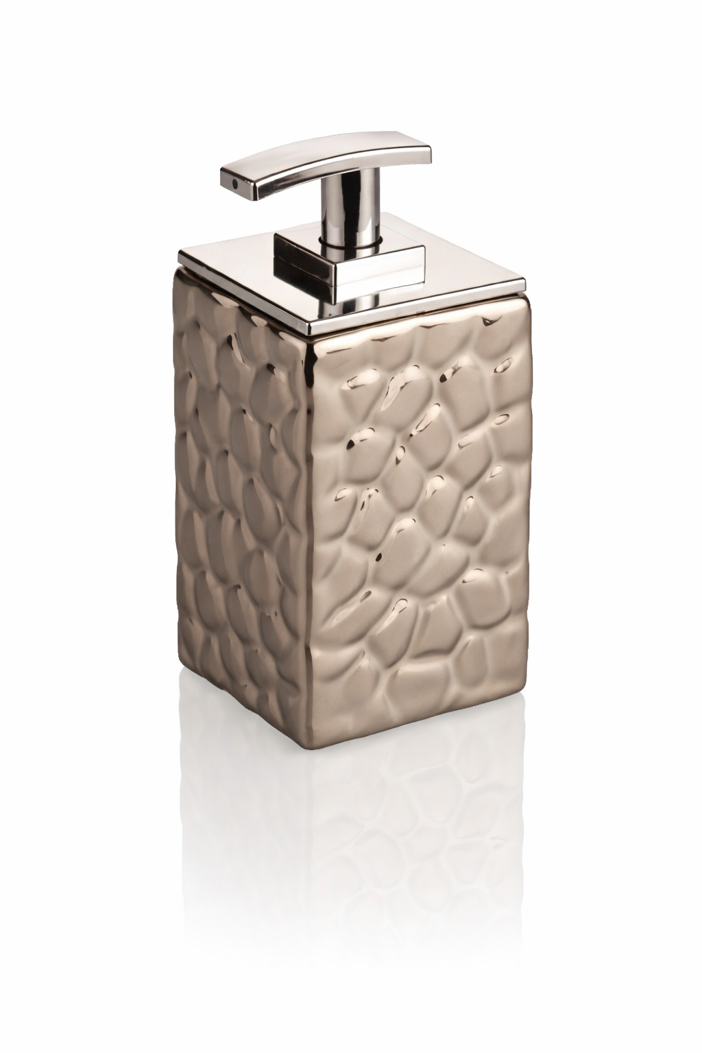 Gedy Martina Gümüş Seramik Sıvı Sabunluk | Banyo Aksesuarı