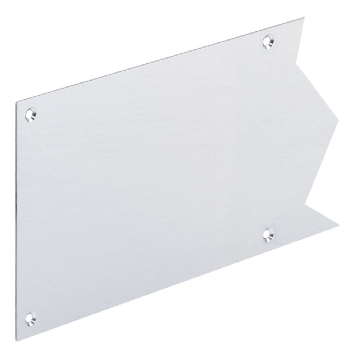 Hafele Paslanmaz Çelik Mat Tekmelik 1×150×900 mm | Kapı Altı Koruyucu