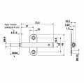 Hafele METALLAMAT Bas-aç mekanizması 40mm gri