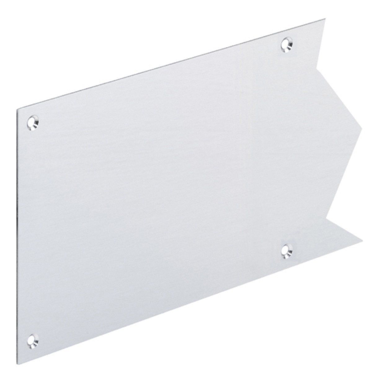 Hafele Tekmelik Paslanmaz Çelik Mat 200×1000 mm | Duvar ve Kapı Altı Koruyucu