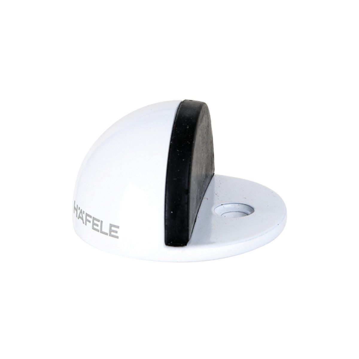 Hafele Stoper Zemine Monte Yapıştırmalı Paslanmaz Çelik Mat 44×25 mm | Delmesiz Zemin Tipi Kapı Durdurucu