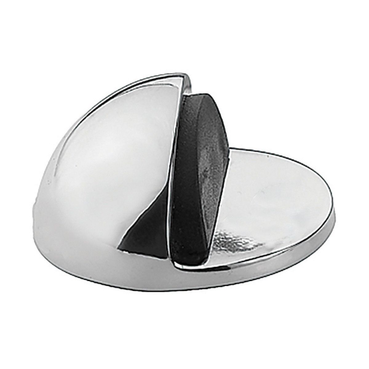 Hafele Stoper Zemine Monte Yapıştırmalı Parlak Krom 44×25 mm | Delmesiz Zemin Tipi Kapı Durdurucu