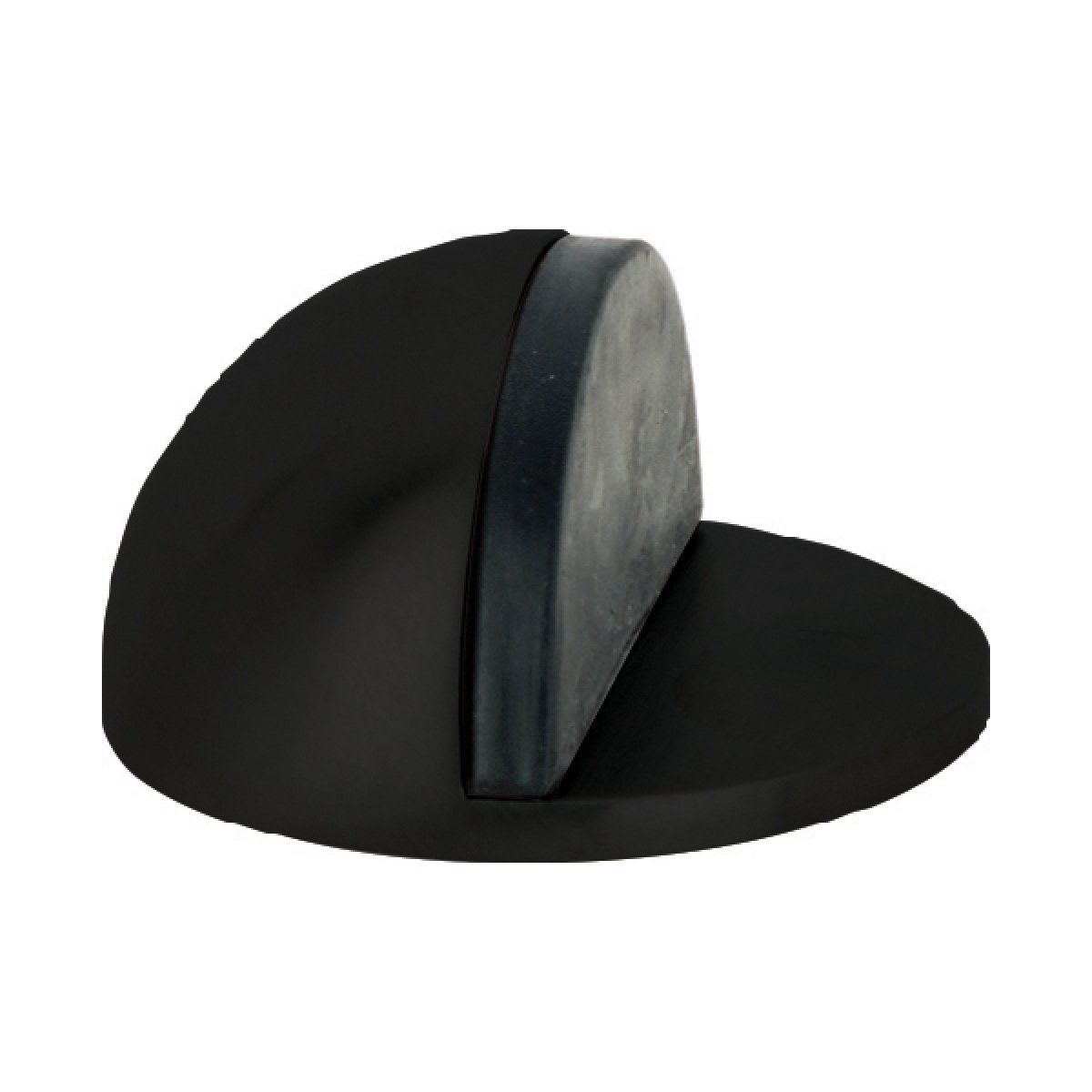 Hafele Kapı Stoperi Zemine Monte Yapıştırmalı Mat Siyah 44×25 mm | Delmesiz Zemin Tipi Stoper