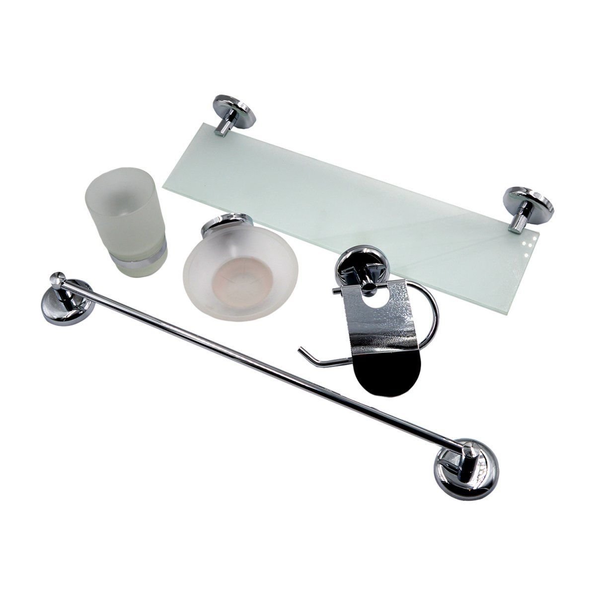 DKR 6 Parça Banyo Seti Krom | Banyo Seti