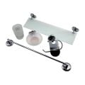 DKR 5 Parça Banyo Seti Krom 6 Parça