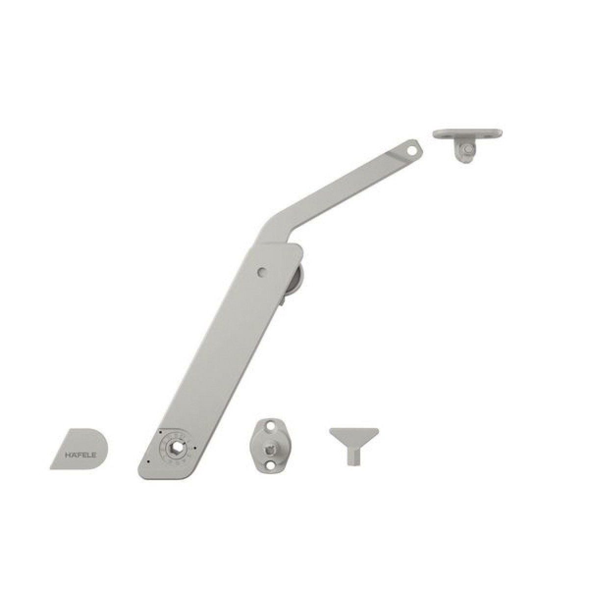 Hafele FREE FLAP H 1.5 Makas seti A gri sağ