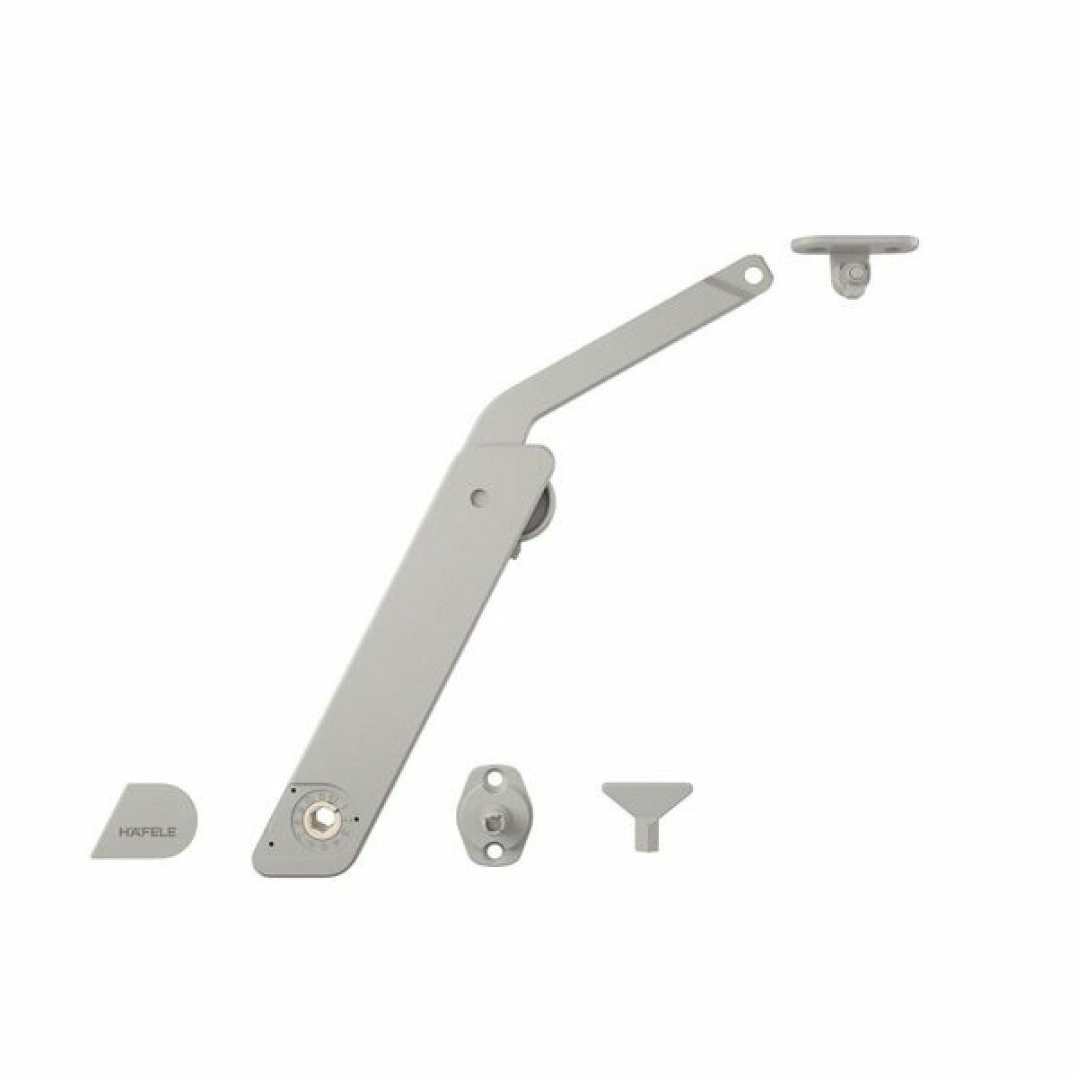 Hafele FREE FLAP H 1.5 Makas seti B gri sol