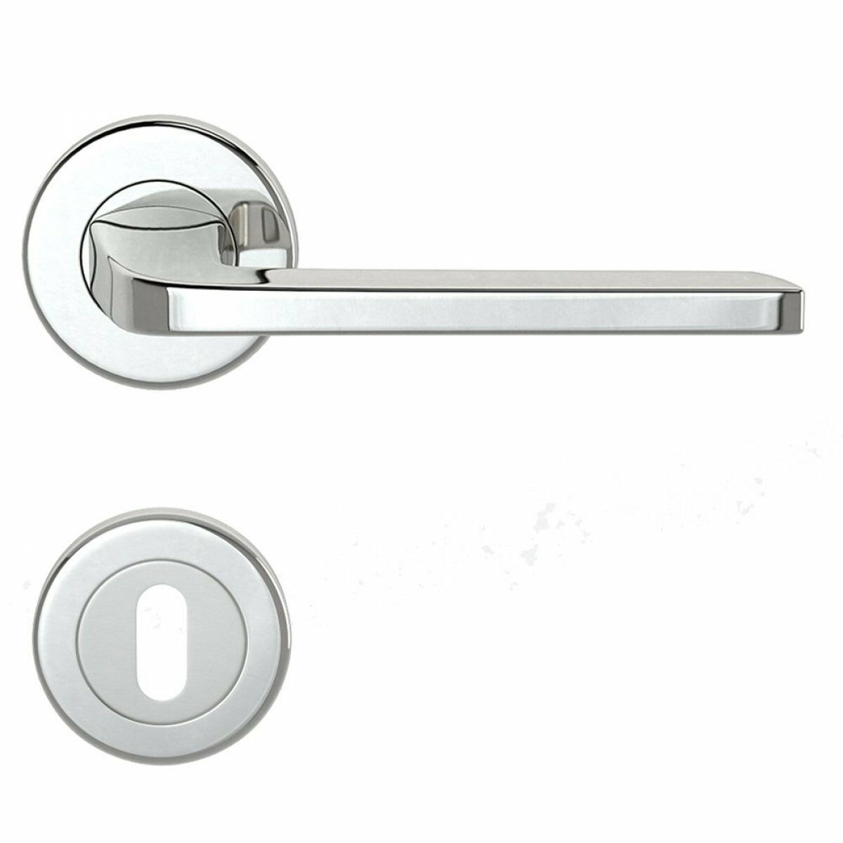 Condi Collection Oda Tipi Krom Paslanmaz Çelik Kapı Kolu 1032 | Kapı Kolu