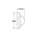 Hafele Stoper duvara, vidalı par.pirinç 23,5mm