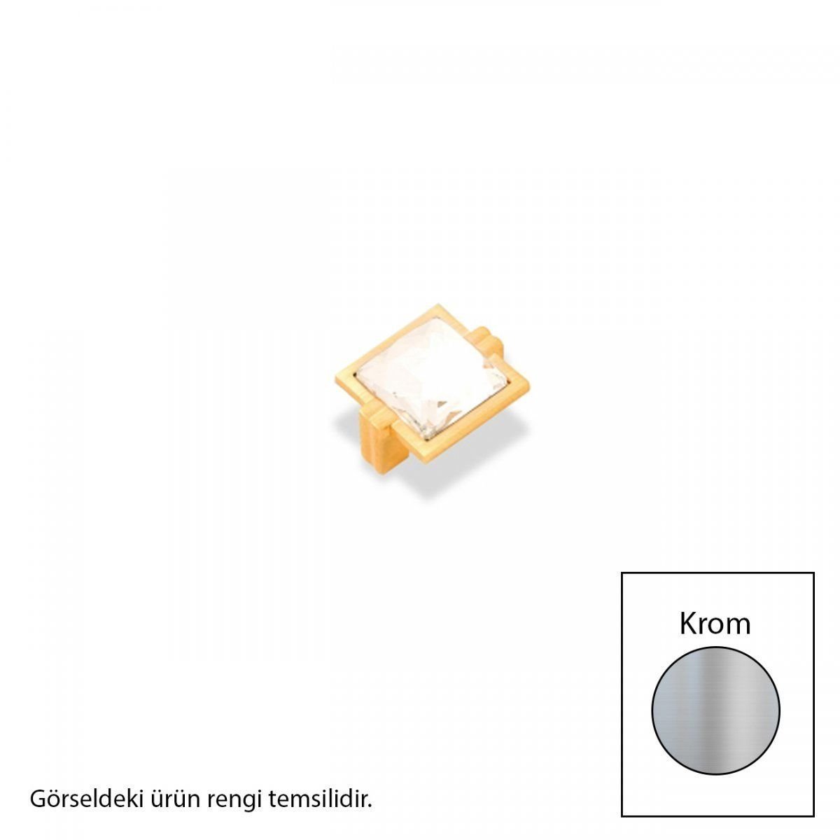 Zavinna Z106 Metal Krom 64mm Düğme Kulp