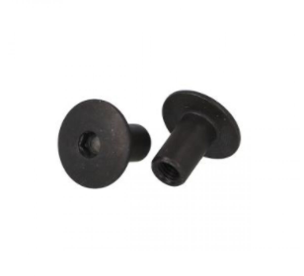 Siso D-597 Çelik Kafa M6 BLK | Mobilya Bağlantı Elemanı