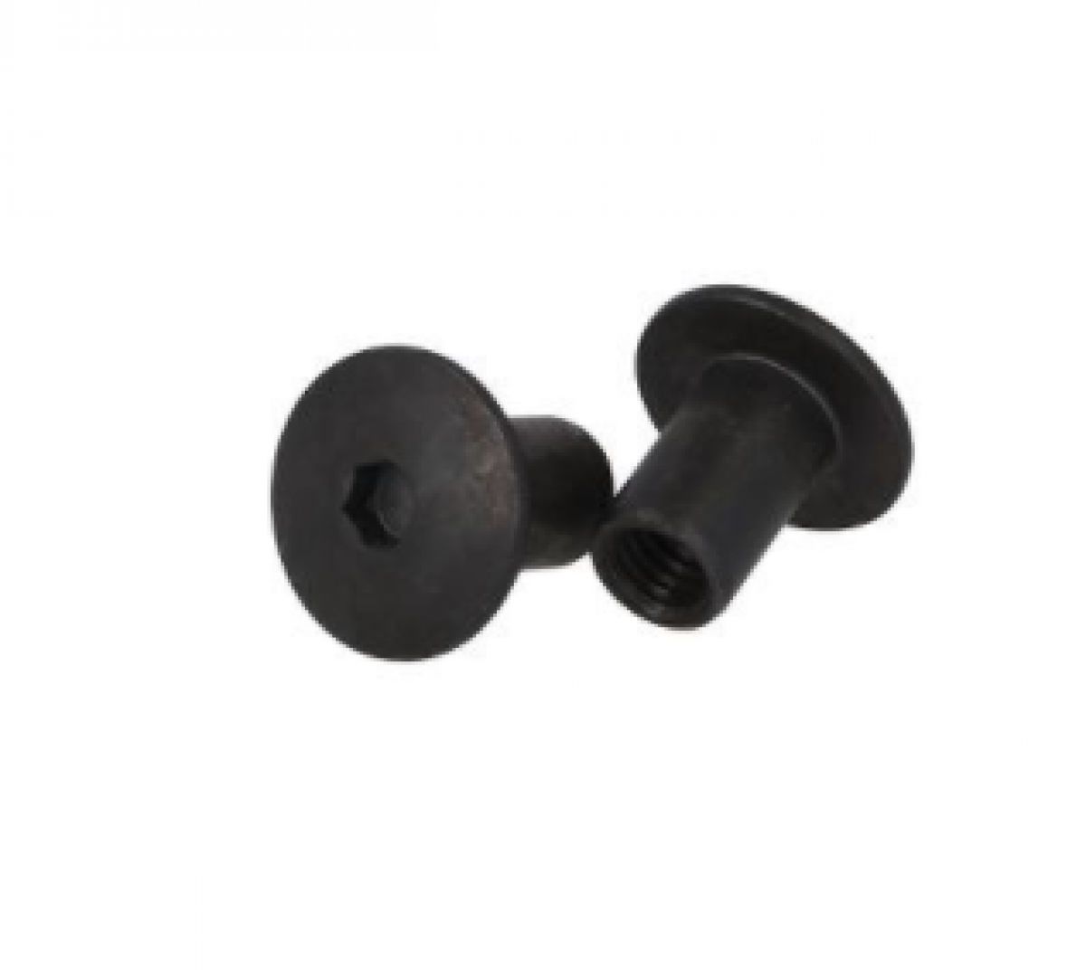 Siso D-595 Çelik Kafa M8 BLK | Mobilya Bağlantı Elemanı