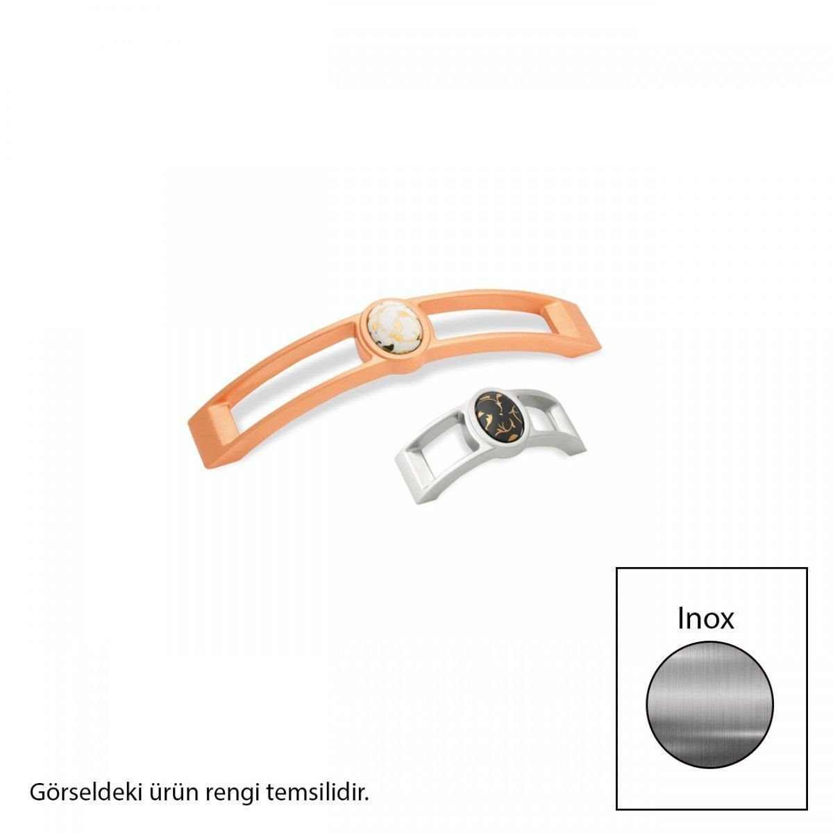 Zavinna Z117 Metal Krom 128mm Akslı Kulp