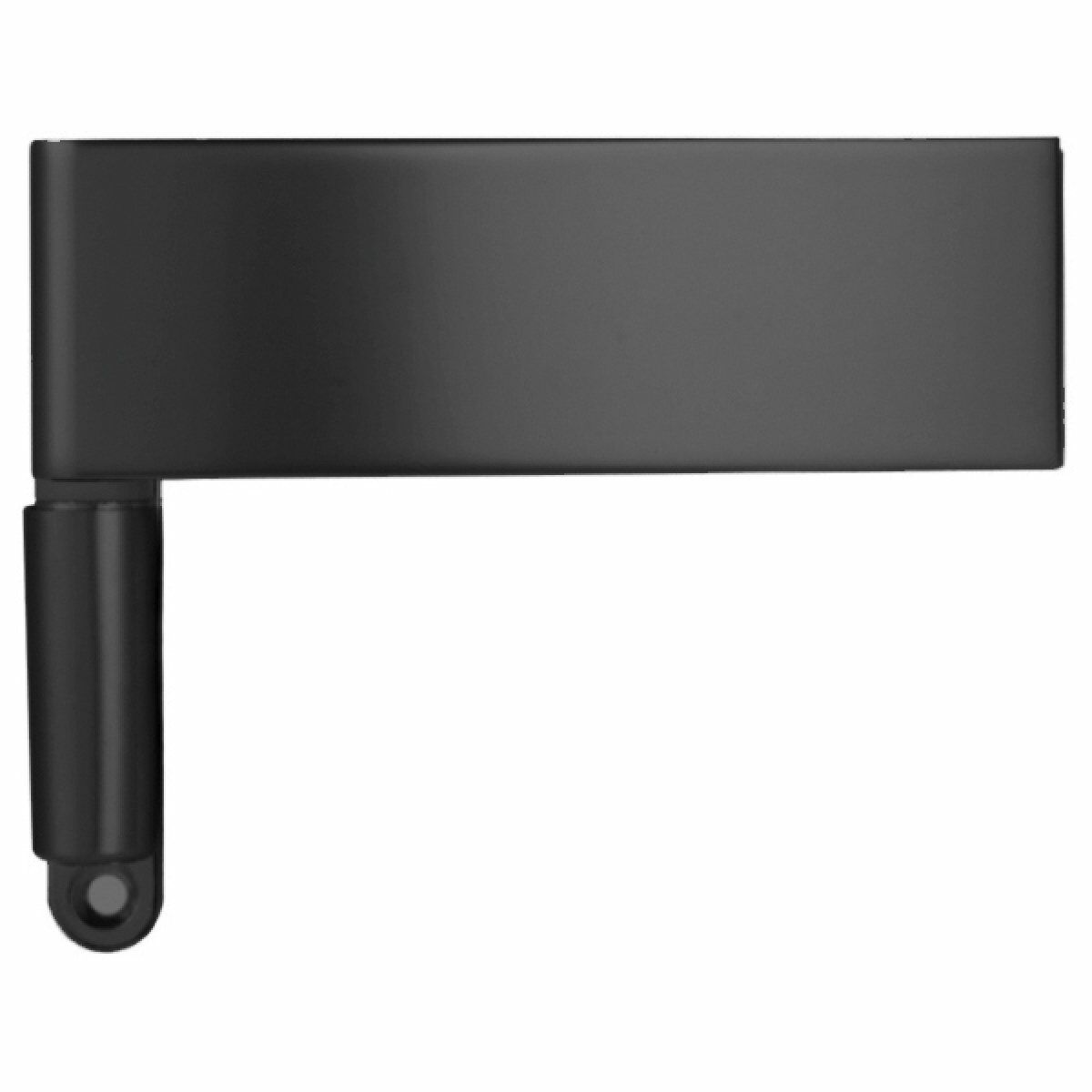 Hafele GLASS LINE Cam Menteşesi Mat Siyah | Ahşap & Metal Kasa Uyumlu