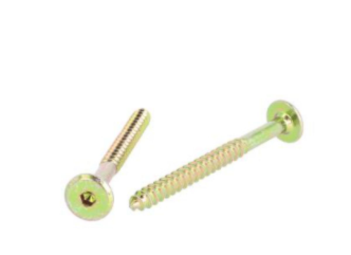 Siso Ø6.3 × 70 mm Hex 4 mm Ahşap Vida Çelik YZP | Ahşap Vidası