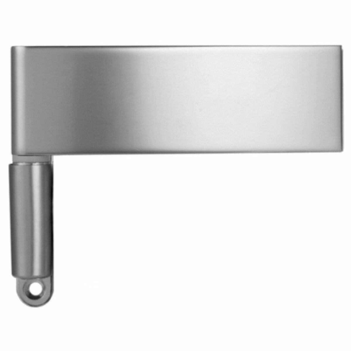 Hafele GLASS LINE Cam Menteşesi Paslanmaz Çelik Mat | Ahşap & Metal Kasa Uyumlu