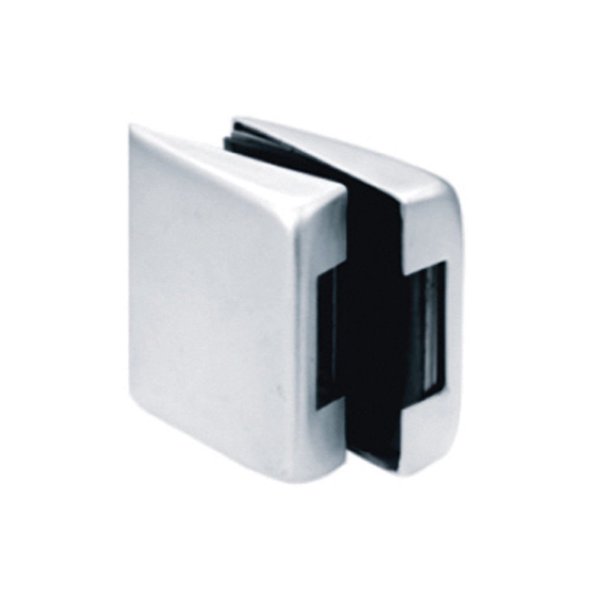 Hafele GLASS LINE Cam Kilit Karşılığı Gümüş Renk | Temperli Cam Kapı Aksesuarı